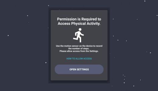 How to Allow Access to Physical Activity – Stellar Walk for Android